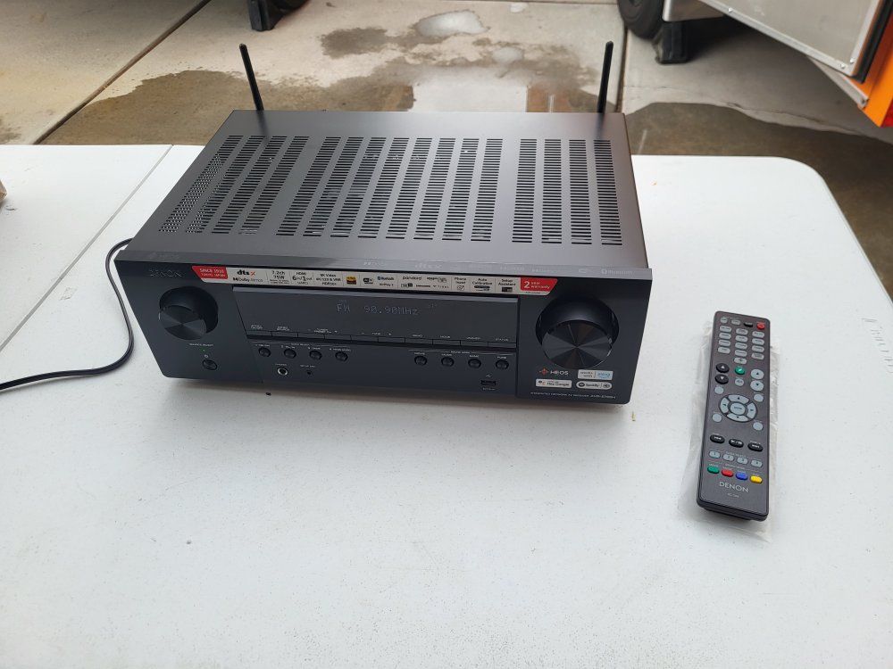 Denon AVR Receiver S760H 7.2ch 8K AV Receiver 3D Audio** Qty-1