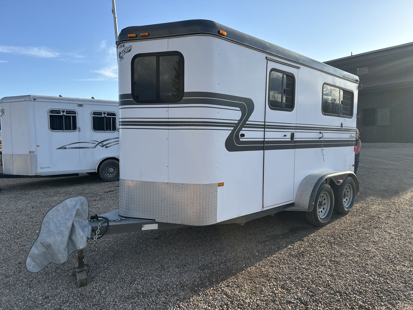 2 horse trailer Hawk (great condition) newer tires about 2 years old but used only 500 miles plus
