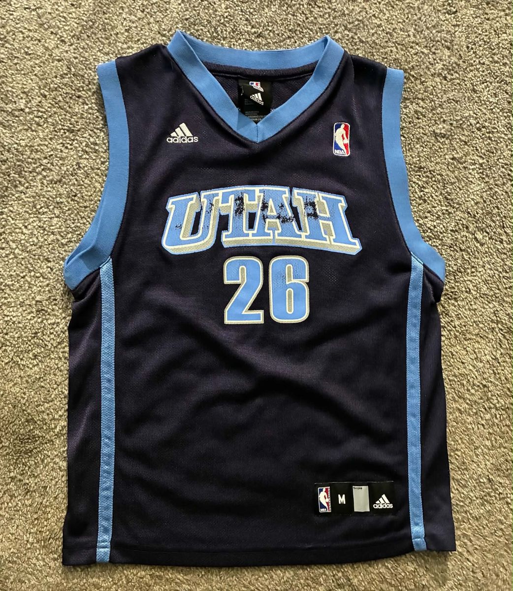 Adidas NBA Utah Jazz Kyle Korver #26 Youth Basketball Jersey Size M (10-12)