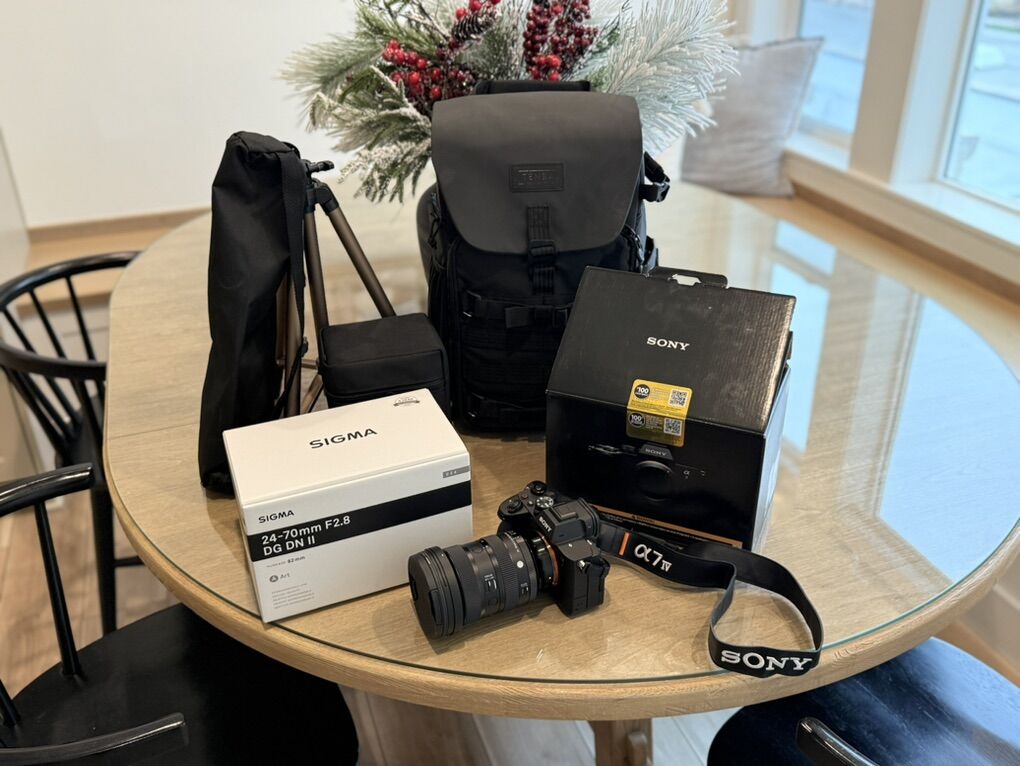 Sony A7 IV Camera Bundle With Sigma Lens, Etc