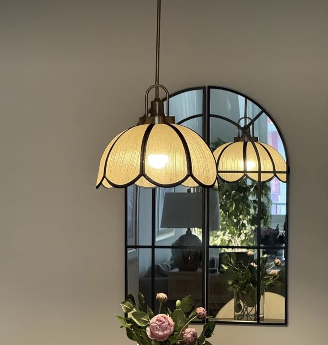 17.72" Modern Boho Pendant Light x2
