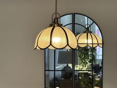 17.72" Modern Boho Pendant Light x2