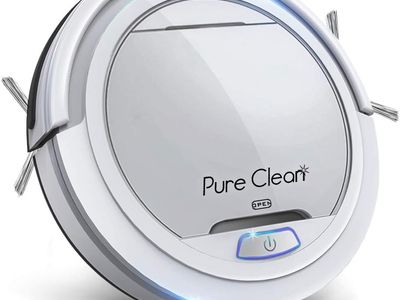 SereneLife Pure Clean PUCRC25 Robot Vacuum Cleaner Upgraded Battery 90 Min Run