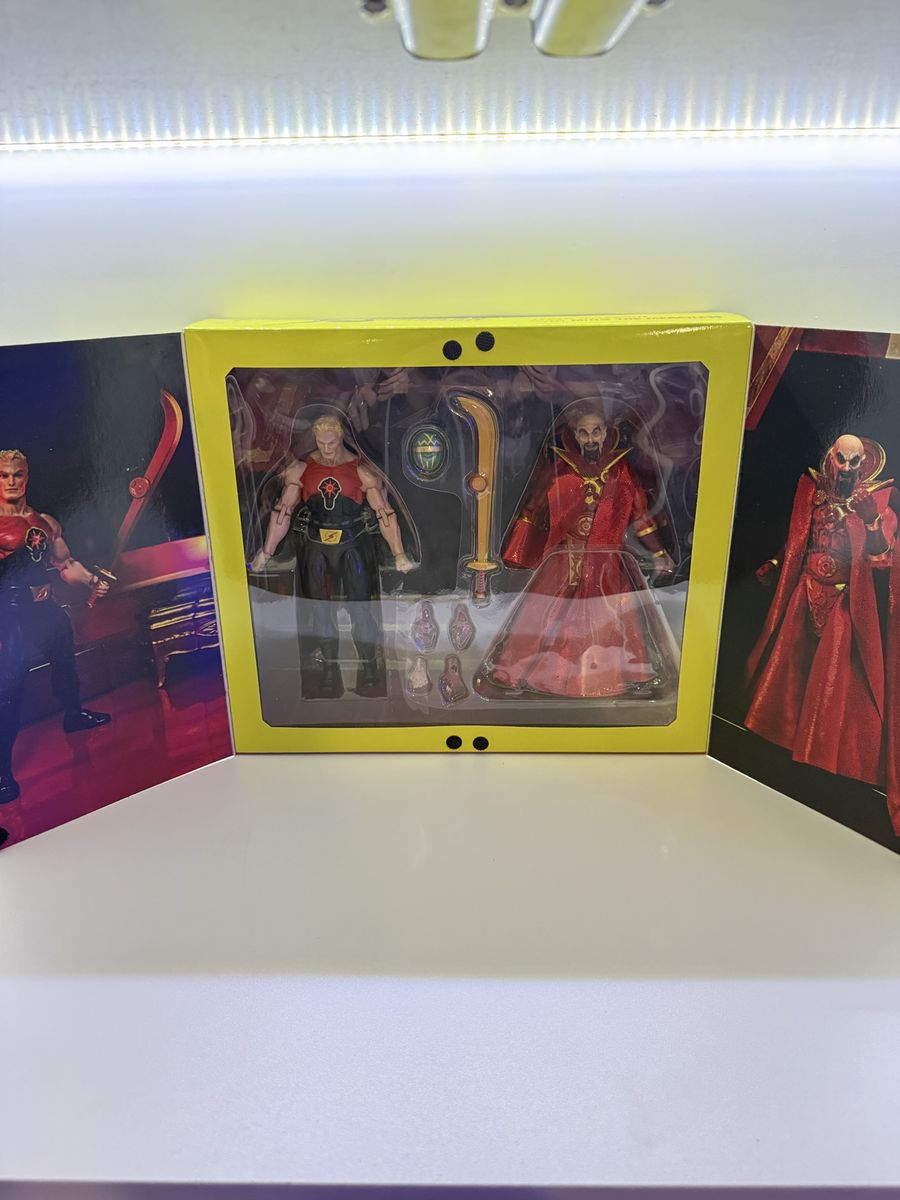 Flash Gordon Ming The Merciless Figures NECA CIB