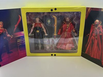 Flash Gordon Ming The Merciless Figures NECA CIB