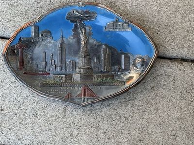 Vintage New York City Metal Souvenir Tray