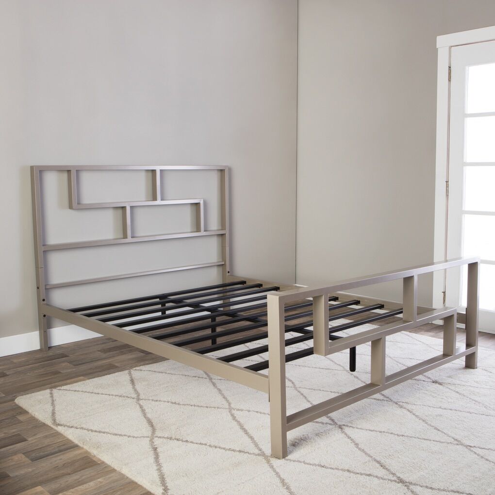 WILL DELIVER ASAP METAL QUEEN BED FRAME