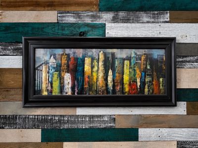 Framed Cityscape Wall Art/Home Decor
