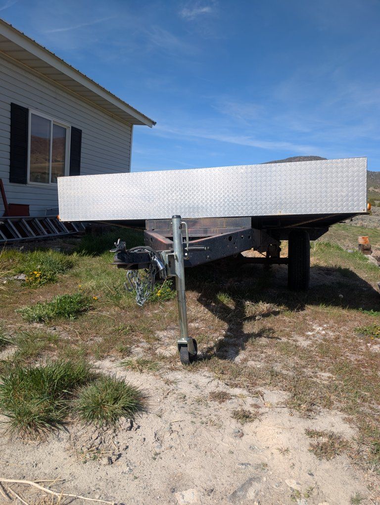 Homemade Flatbed Trailer