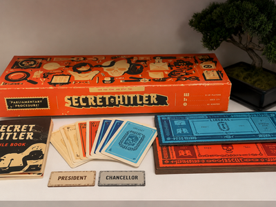 Secret Hitler Board Game Complete Strategy Party Game | Excellent Condition | Popular Social Deduction Game