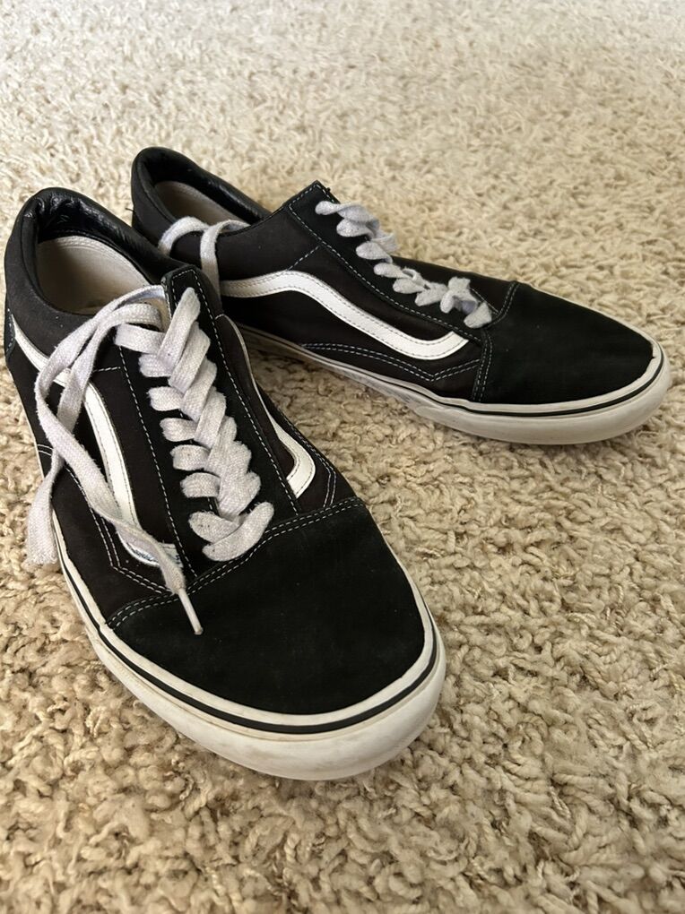 Van's Old Skool Wide Black/White - Men's US 14