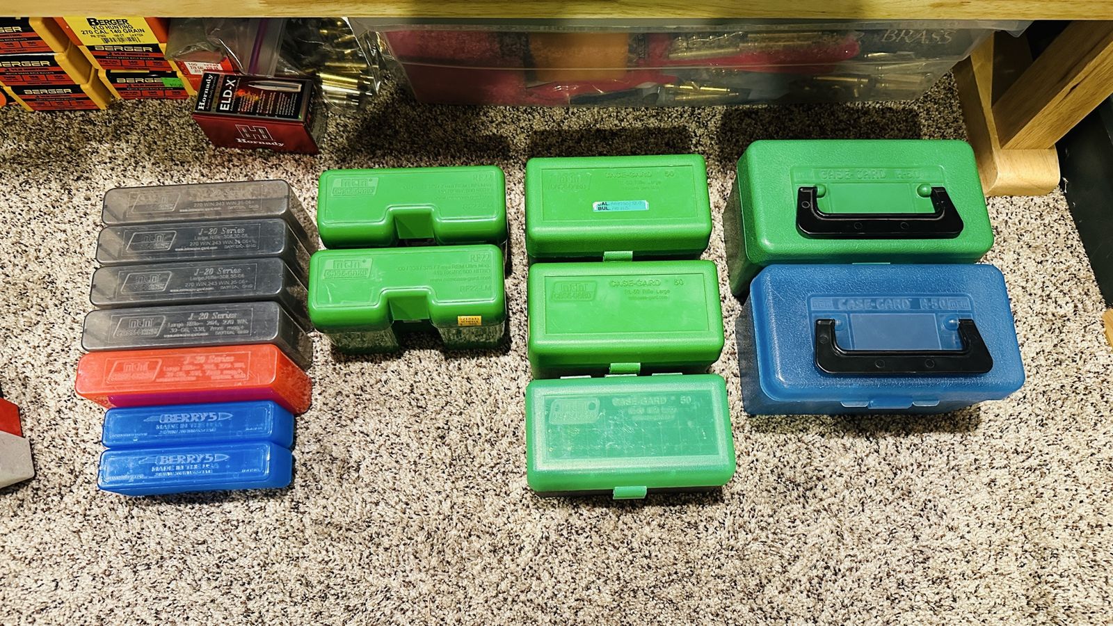 MTM Case-Gard & Berry's Rifle Ammo Storage Boxes - Various Sizes & Colors (14-Piece Lot)