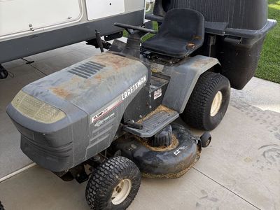 Craftsman 15.5HP OHV 42" Riding Lawn Mower with Bagger