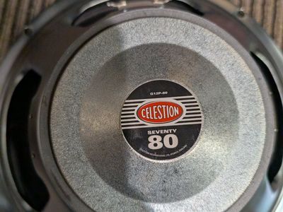 celestion Seventy 80 speakers one or both.