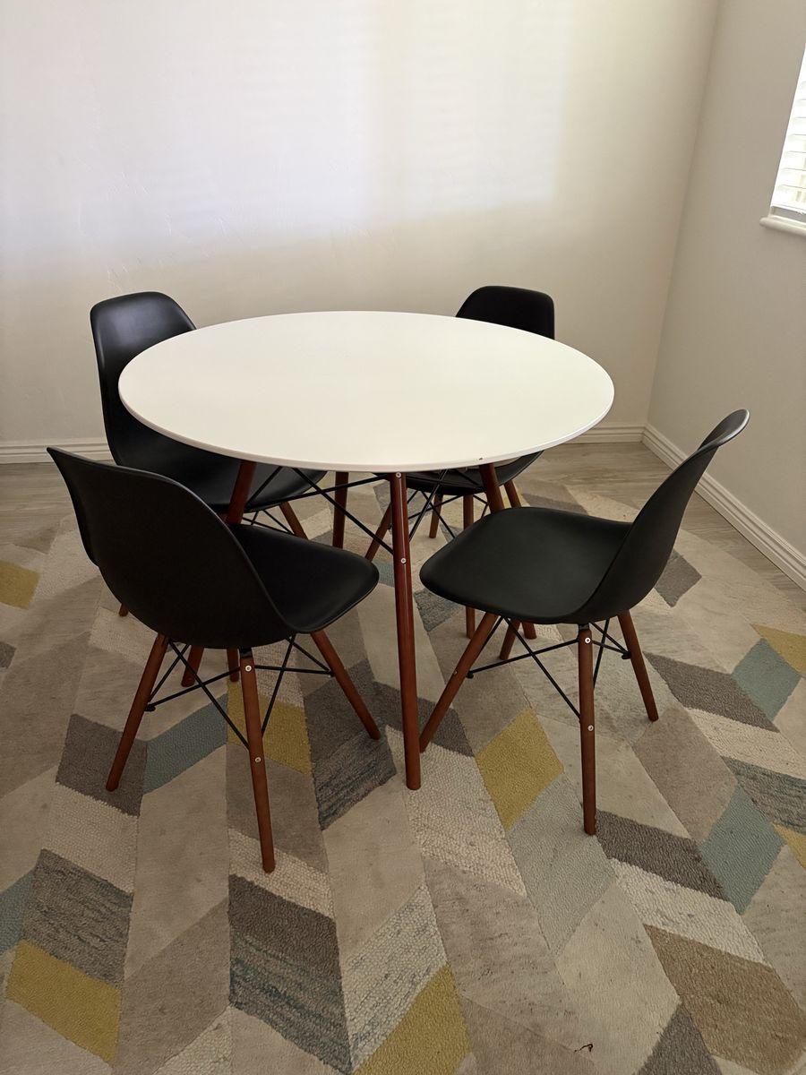 Table and chairs