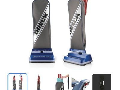 Oreck Commercial XL Extended Life Upright Vacuum Cleaner Blue Grey