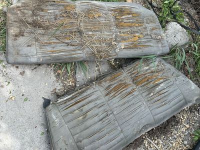 VW convertible backseat