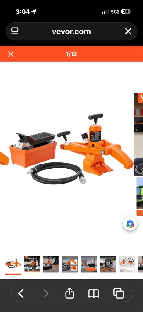 Vevor Hydraulic bead Breaker