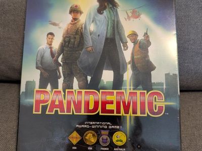 Z-Man Games Pandemic Board Game - International Award-Winning Cooperative Strategy Game, New Sealed