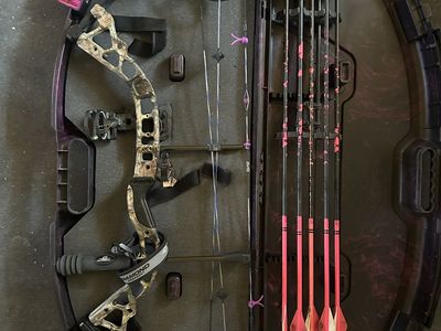 Diamond Archery Infinite Edge Pro Compound Bow Package with Case & Arrows