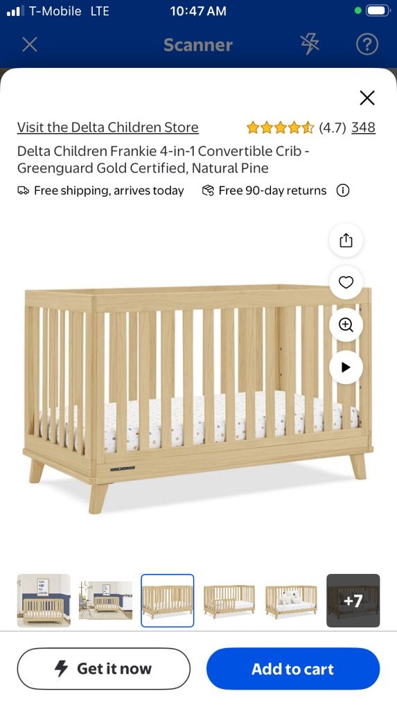 New Frankie 4-1 Crib