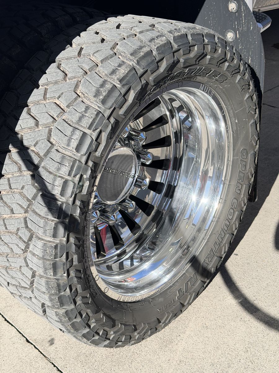 Custom Forged Dually Wheels For Sale Or Trade