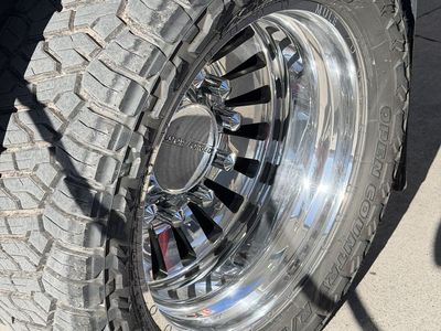 Custom Forged Dually Wheels For Sale Or Trade