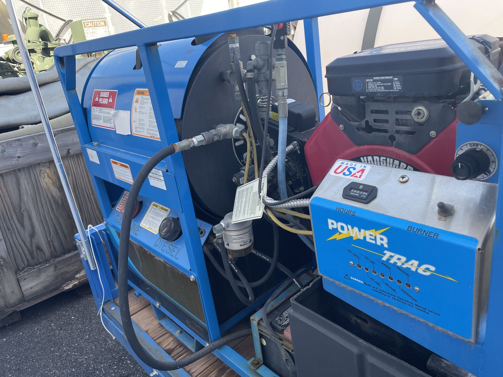 Pressure Washer Trailer, tank and air compressor