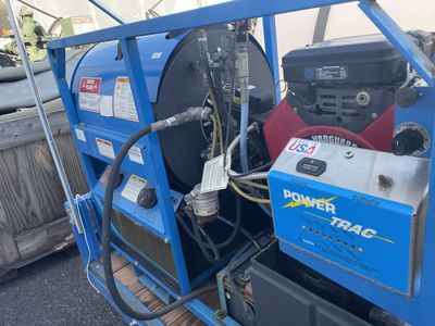 Pressure Washer Trailer, tank and air compressor