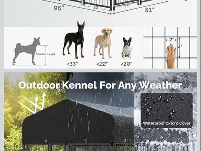 Dog Kennel 8x4x6