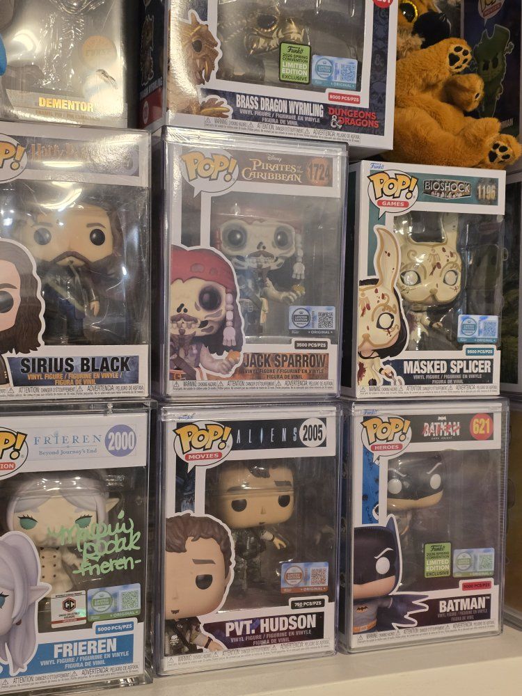 Funko Jack Sparrow and Pvt Hudson