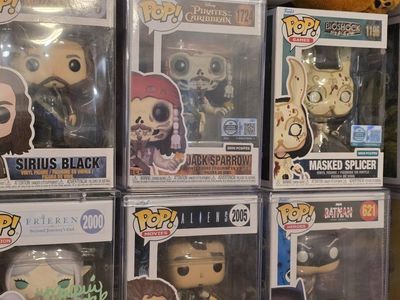 Funko Jack Sparrow and Pvt Hudson