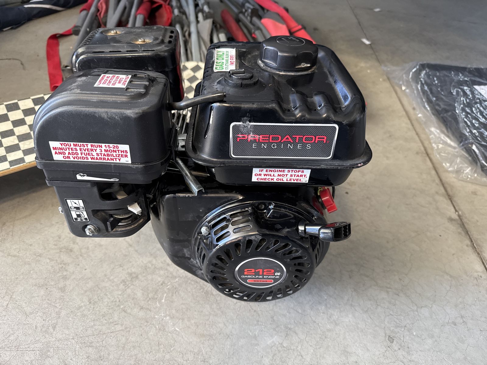 212cc Predator Crate Motor