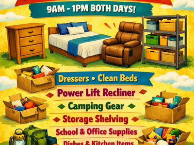 Moving Sale Millcreek Saturday & Sunday