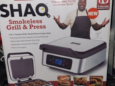 Shaq Smokless Grill & Press