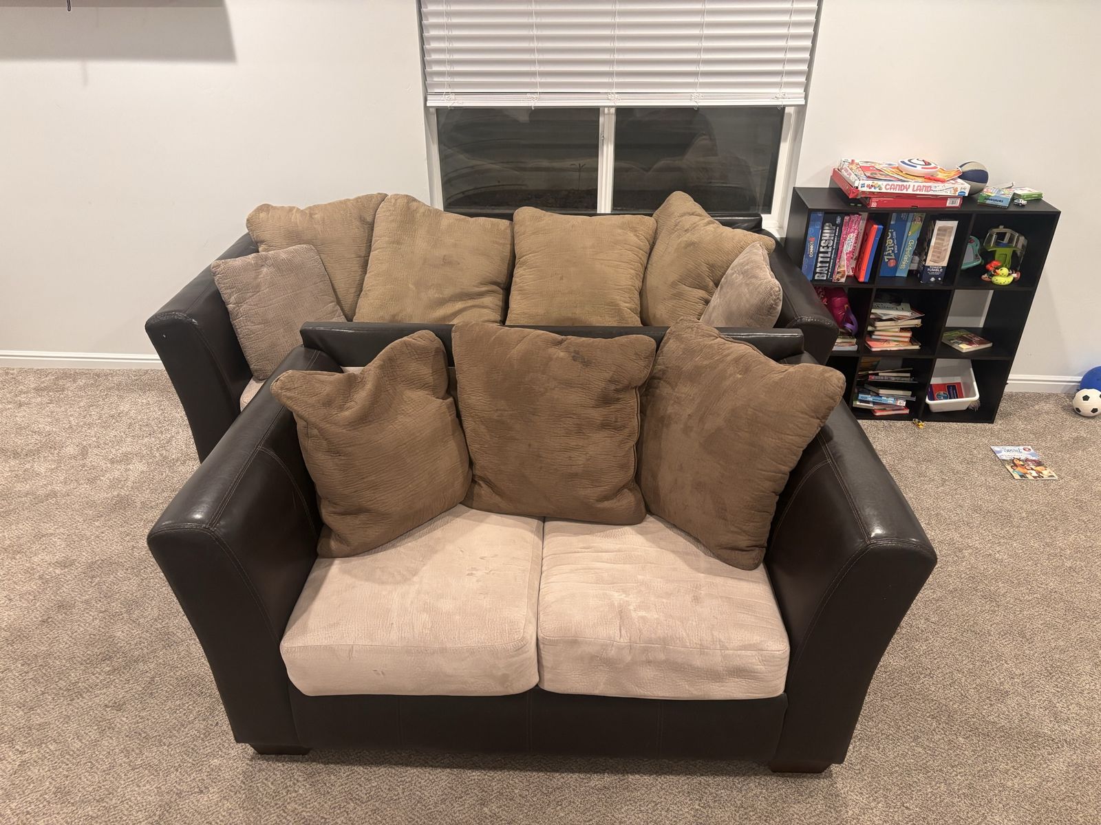 Matching Sofa and Loveseat