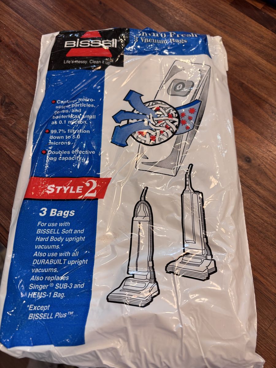 Bissel vaccum bags read description