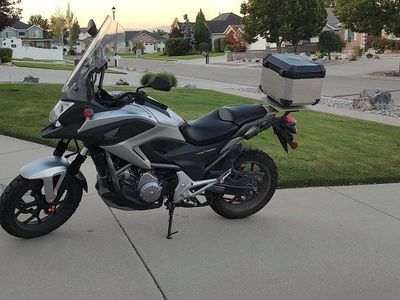 Honda NC700X Motorcycle 2012 - Silver, Low Mileage, Top Case, Adventure Touring