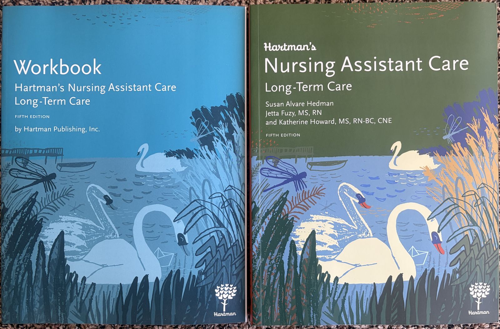 Nursing assistant textbook and work book