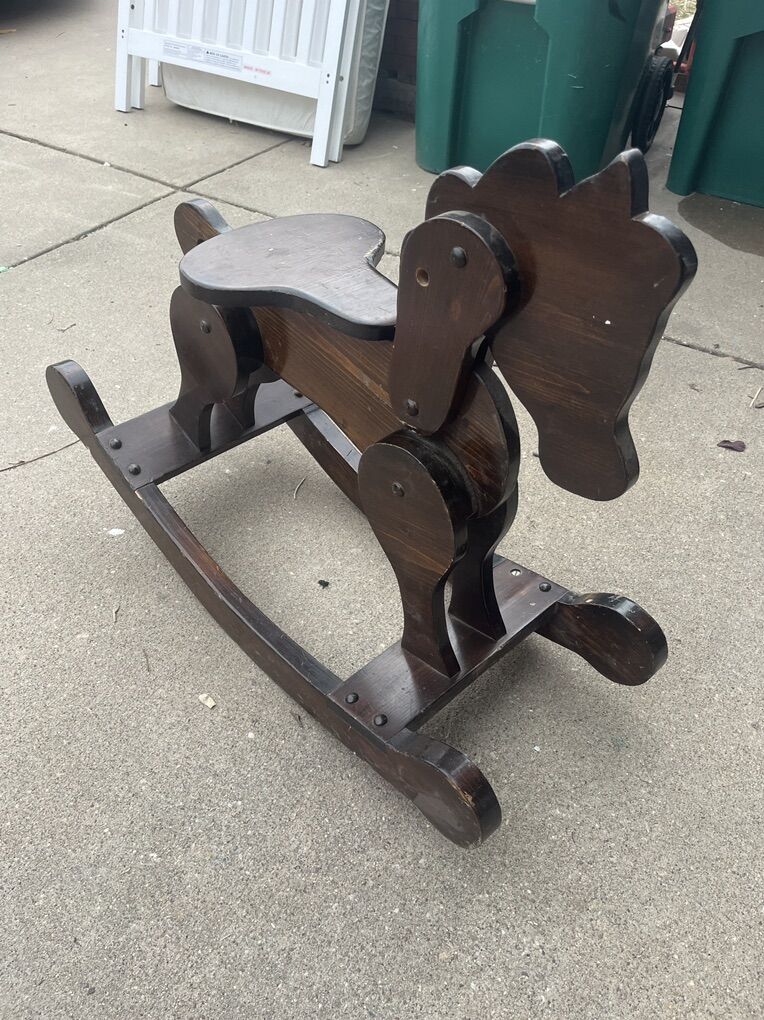 Wooden Rocking Horse