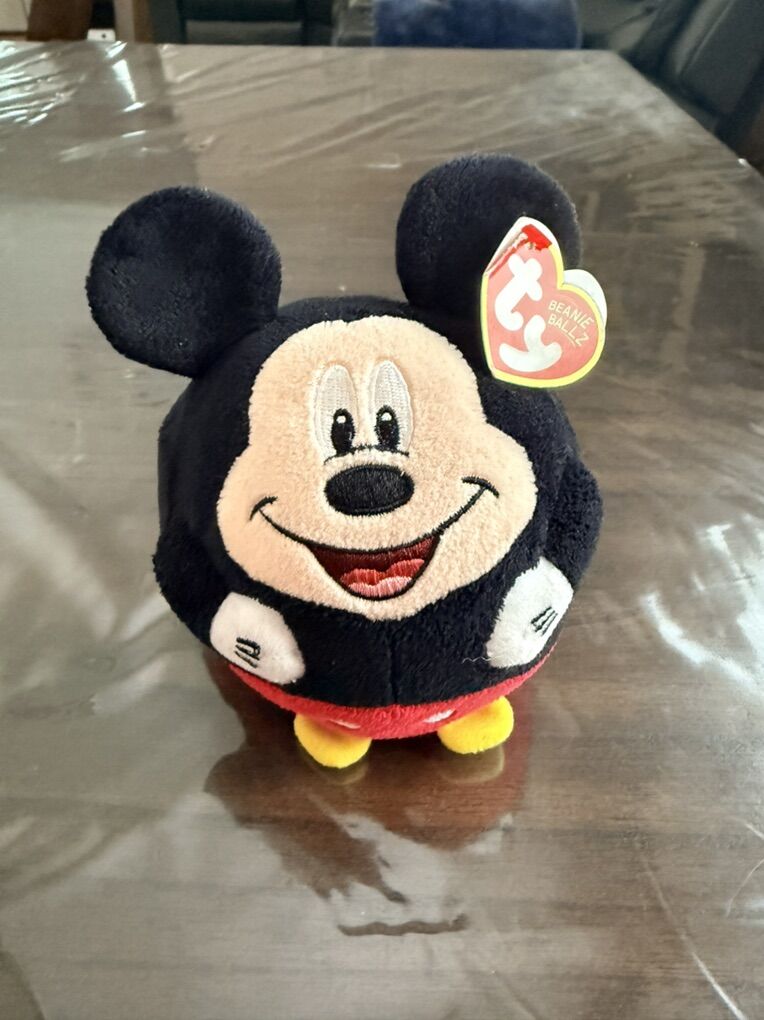 Small Beanie Baby Disney Mickey Mouse