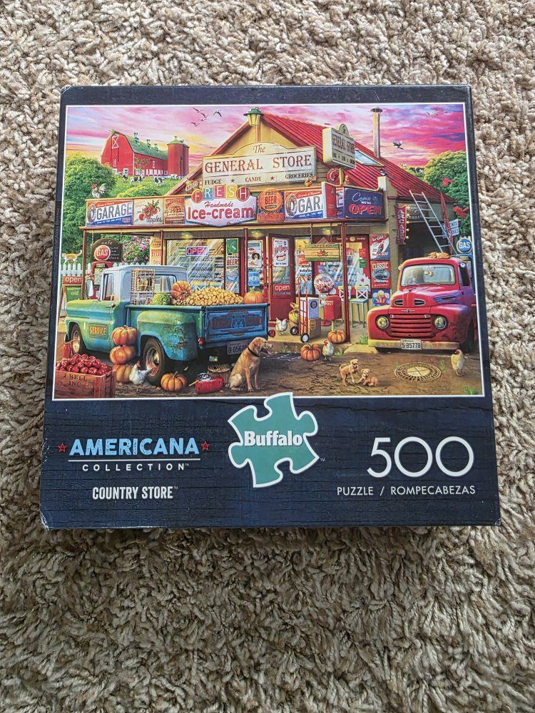 Buffalo Games Americana Collection Country Store 500 Piece Jigsaw Puzzle