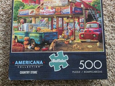 Buffalo Games Americana Collection Country Store 500 Piece Jigsaw Puzzle