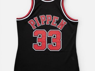 Scottie Pippen #33 | M* | Chicago Bulls 1997-98 NBA Finals Black | MOJ011