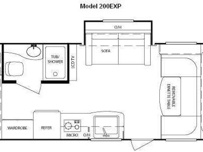 2010 Keystone RV Bullet 200EXP Expandable