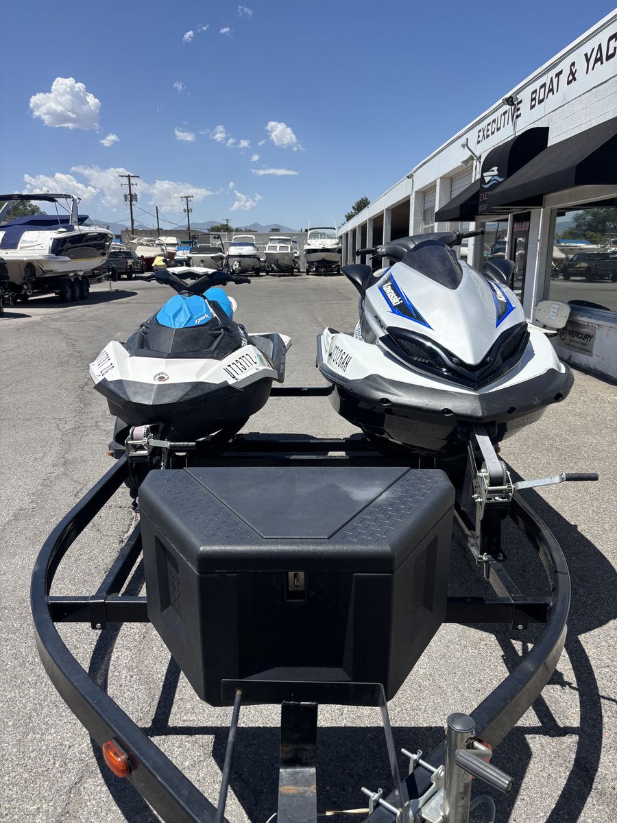 2018 9' SeaDoo Spark 2UP HO, & 2013 11' Kawasaki Ultra LX & Trailer