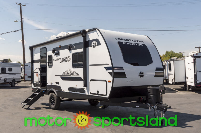 2026 Forest River Surveyor 19RBLE Bunkhouse Bunks Bunk House Rear Living Room U-Shaped Dinette