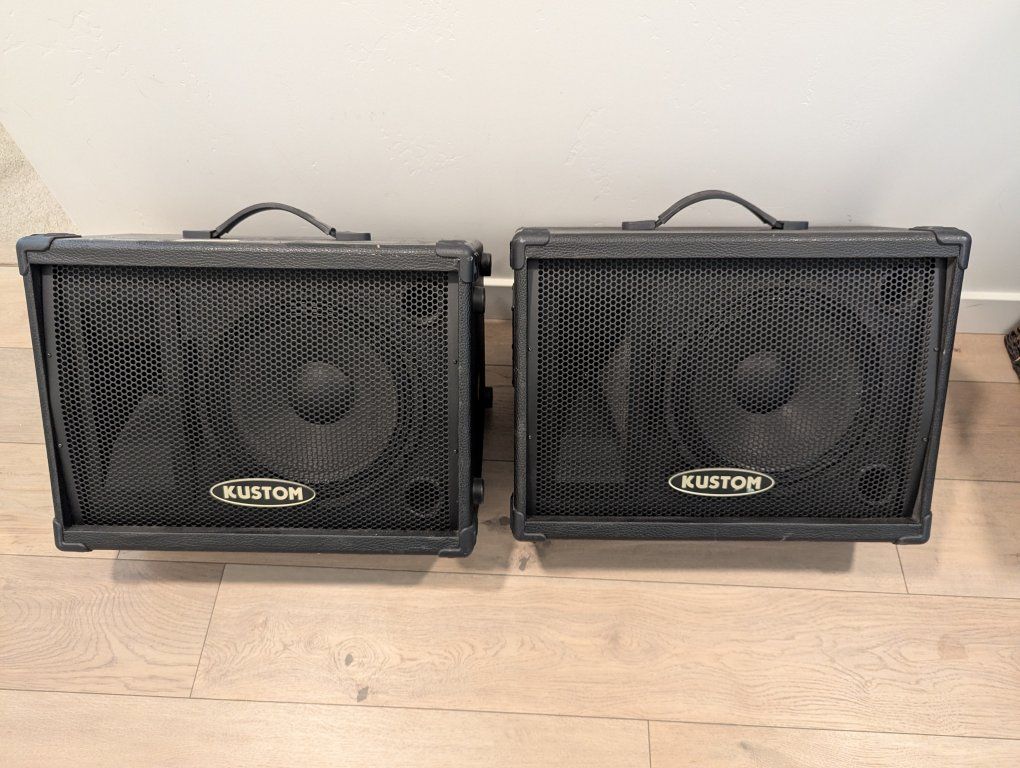 Kustom KPC12M 100W 8-Ohm Passive PA Speaker (Pair)
