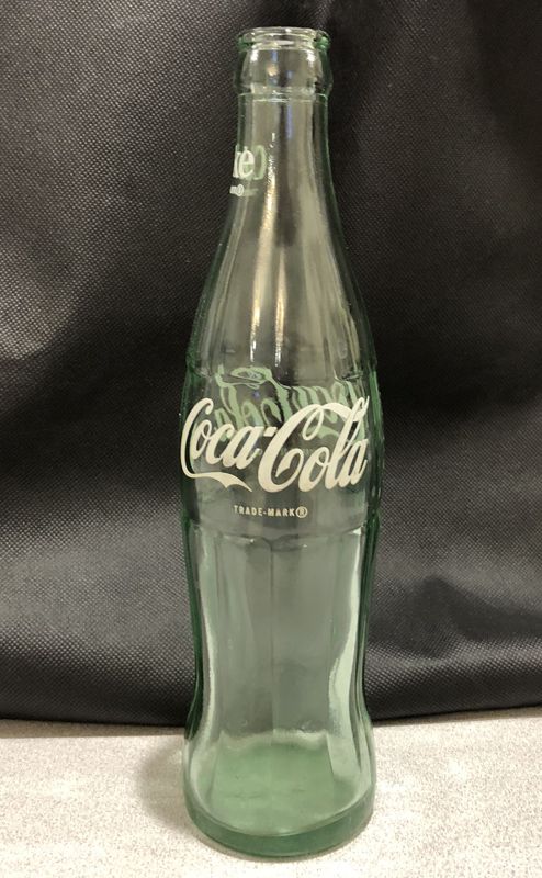Vintage Coca-Cola Coke Soda Bottle, Light Green, 12 ounces