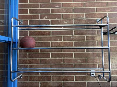 3 Row Wall Mounted Basketball Storage Rack